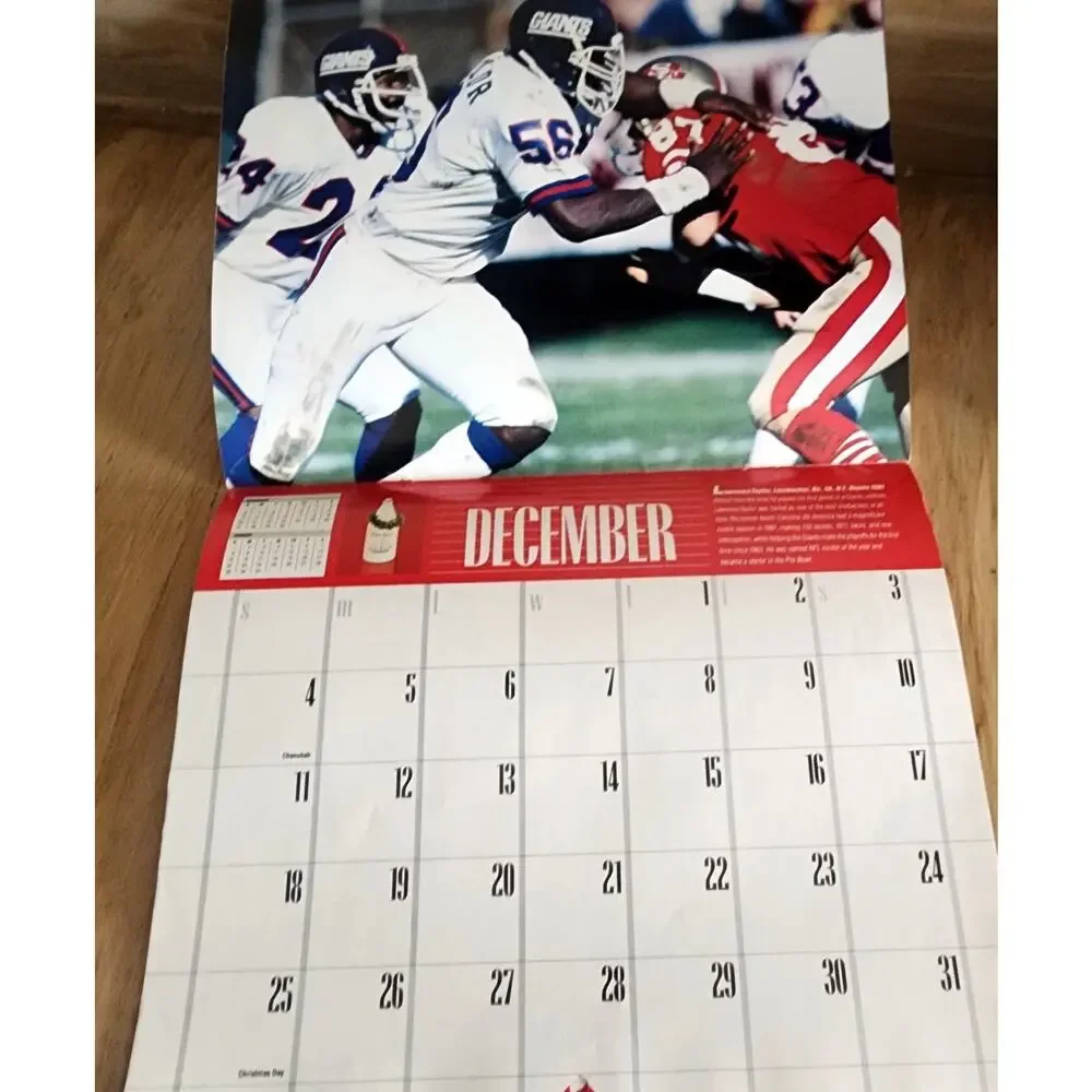 Old Spice Great NFL Rookies 1988 Football Calendar Dan Marino J Lambert See Pic
